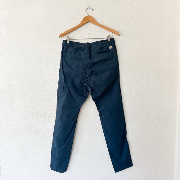 Vuori Mens Navy Blue Ripstop Pants - Picture 2 of 8